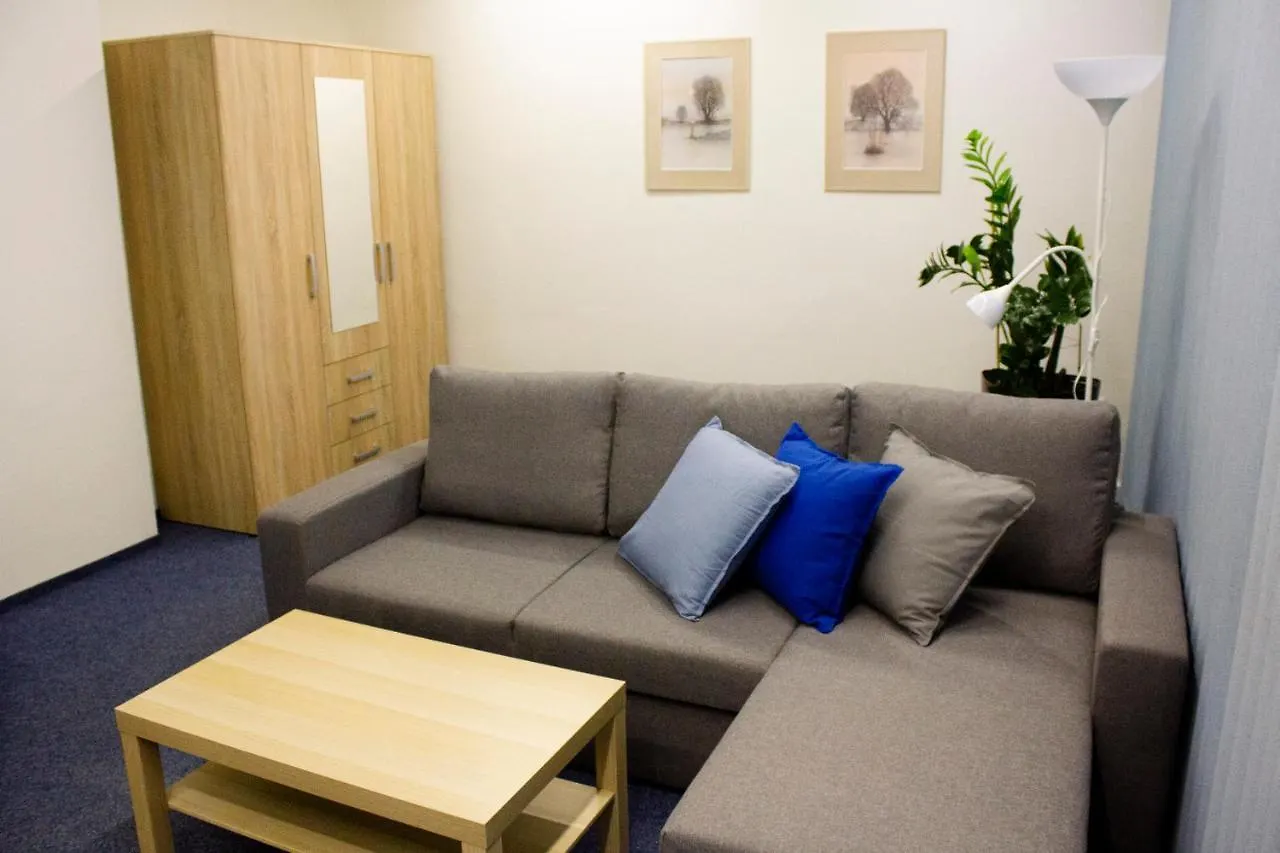 Blue Apartment In Beautiful English Style Garden With Atmosphere Praga