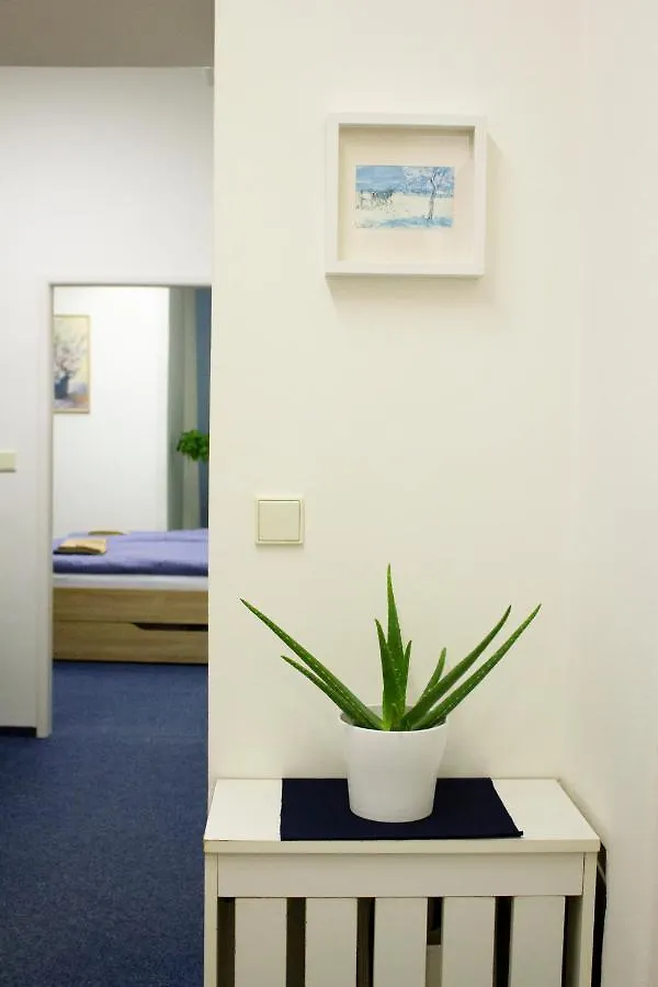 Blue Apartment In Beautiful English Style Garden With Atmosphere Praga